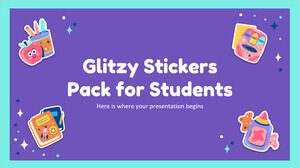 Glitzy Stickers Pack for Students