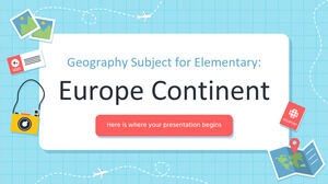 Geografia Materia elementare: continente europeo