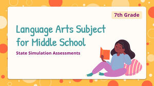 Materia de artes del lenguaje para la escuela intermedia - séptimo grado: evaluaciones estatales de simulación