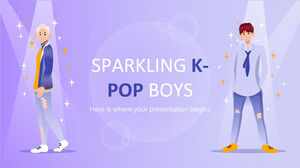 Chicos brillantes del K-pop