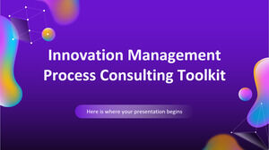 Kit de herramientas de consultoría de procesos de gestión de la innovación