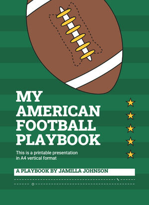 Il mio playbook sul football americano
