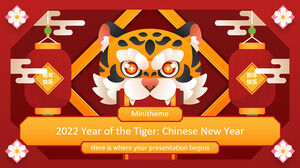 2022 - Année du Tigre : minithème du Nouvel An chinois