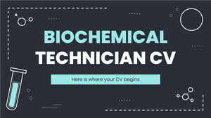 Curriculum Vitae Tecnico Biochimico