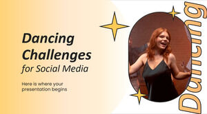 Défis de danse pour les médias sociaux