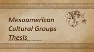 Orta Amerika Kültür Grupları Tezi