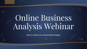 Вебинар по онлайн-бизнес-анализу