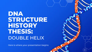 Tesis de historia de la estructura del ADN: doble hélice