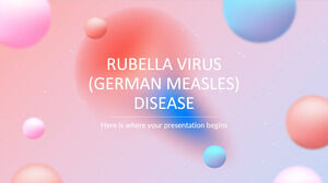 Maladie à virus rubéole (rougeole allemande)