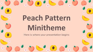 Peach Pattern Minitheme