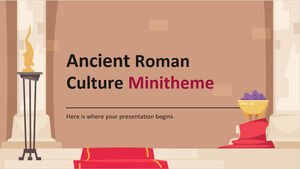 Minithema der antiken römischen Kultur