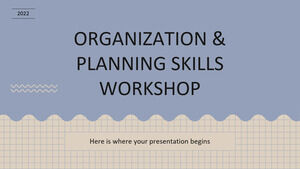Atelier de abilități de organizare și planificare