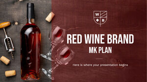 Piano MK del marchio di vino rosso