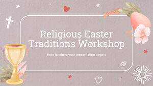 Religious Easter Traditions Workshop