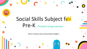 Temat Umiejętności Społecznych dla przedszkolaków: Ćwicz stosowanie manier