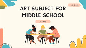 مادة الفنون للمدرسة المتوسطة - الصف الثامن: الرسم