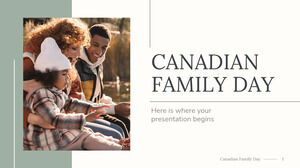 Kanadischer Familientag