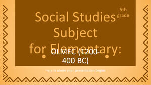 วิชาสังคมศึกษาสำหรับประถมศึกษา - ชั้นประถมศึกษาปีที่ 5: Olmec (1200-400 ปีก่อนคริสตกาล)