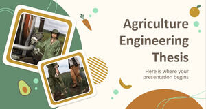 Agriculture Engineering Thesis