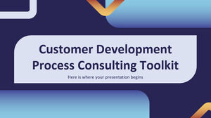 Kit de ferramentas de consultoria de processo de desenvolvimento de clientes