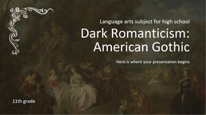 Przedmiot językowo-plastyczny dla szkoły średniej - klasa 11: Ciemny romantyzm: amerykański gotyk