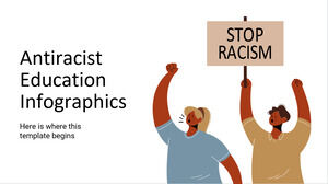 反人種差別主義教育のインフォグラフィックス