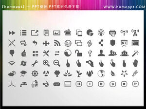 132 Vector Colorable Business Theme PPT Icon Materials