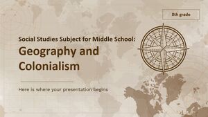 Studii sociale Disciplina pentru gimnaziu - clasa a VIII-a: Geografie și colonialism