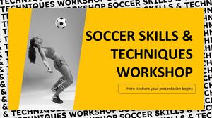Workshop de Habilidades e Técnicas de Futebol