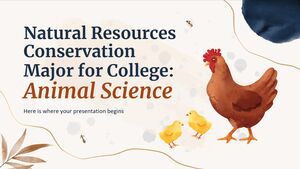 Üniversite için Doğal Kaynakların Korunması Ana Bilim Dalı: Hayvan Bilimleri
