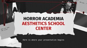 Школьный центр эстетики Horror Academia