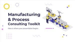 Kit de ferramentas de consultoria de fabricação e processos