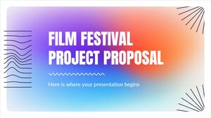 Projektvorschlag für ein Filmfestival