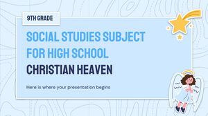 Sozialkundefach für die Oberschule – 9. Klasse: Christlicher Himmel