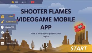 Aplicación móvil del videojuego Shooter Flames