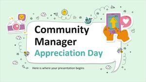 Giornata di apprezzamento del responsabile della comunità