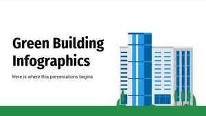 Infografiki zielonego budynku