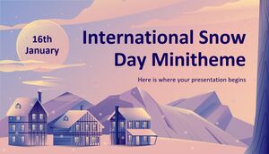 Minithema zum Internationalen Tag des Schnees