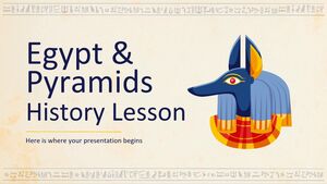 Ägypten und Pyramiden: Geschichtsunterricht