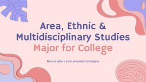Studii zonale, etnice și multidisciplinare pentru facultate