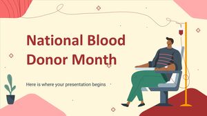 Luna națională a donatorului de sânge
