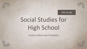 Materia di Studi Sociali per la Scuola Superiore - 10° Grado: Culture e Civiltà Orientali