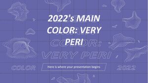 Основной цвет 2022 года: очень пери.