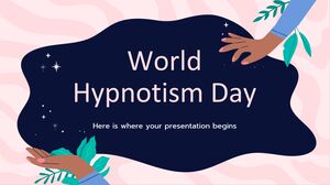 Welttag der Hypnose