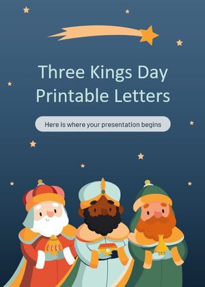 Lettere stampabili per il Giorno dei Tre Re