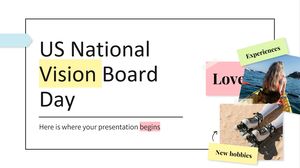 Tag des US National Vision Board