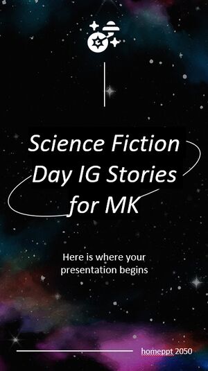 Science Fiction Day IG Stories for MK