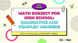 高中數學科目 - 11 年級：二次方程式和複數