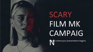 Campanha MK de filme de terror