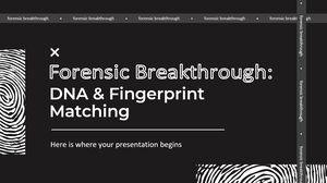 Avance forense: comparación de ADN y huellas dactilares